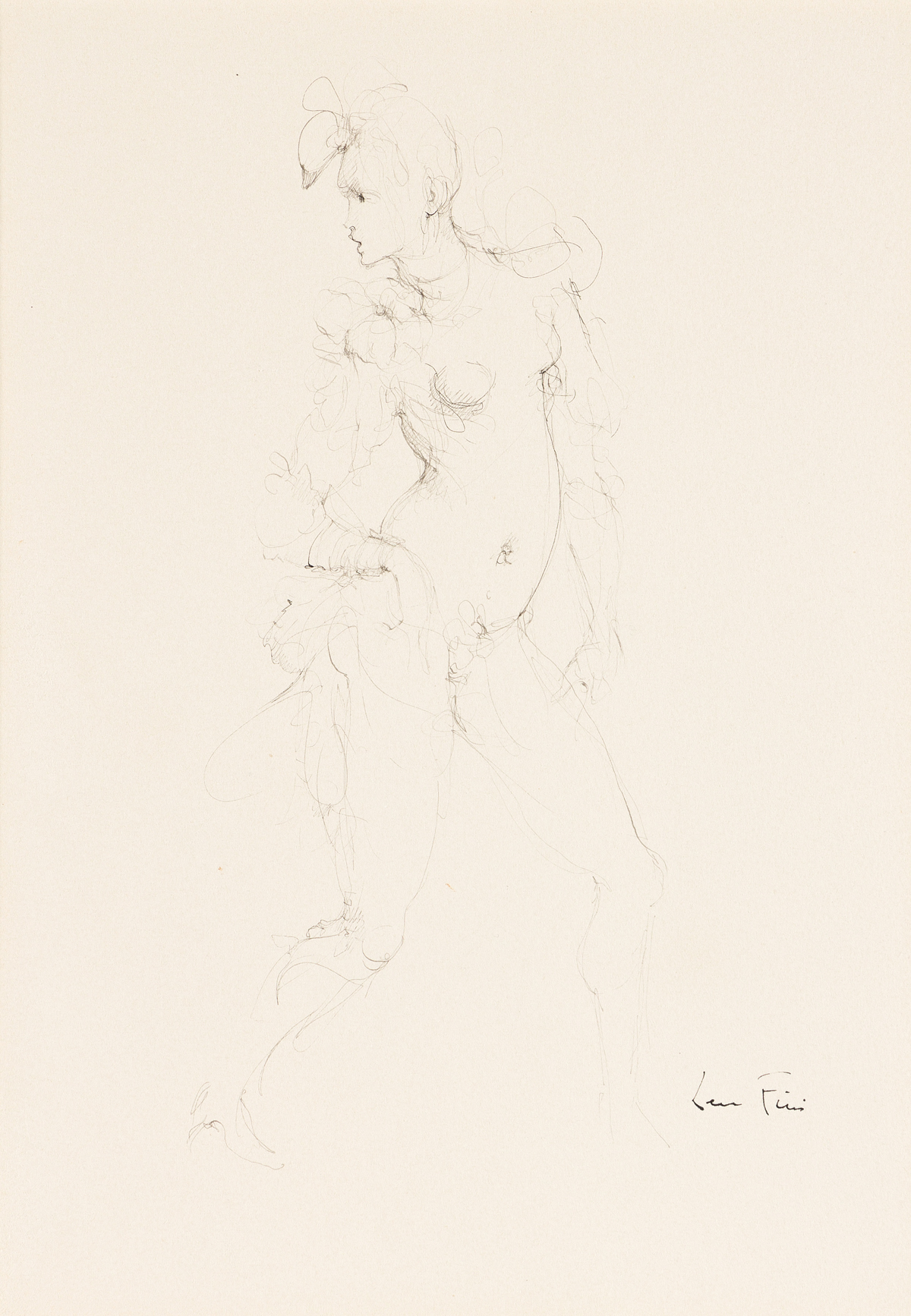 LEONOR FINI (1907-1996) Standing Nude.